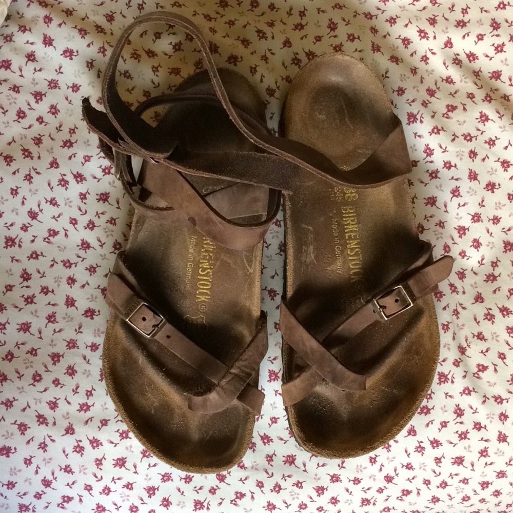 Yara leather Birkenstocks 38
